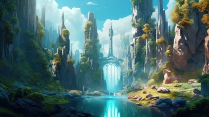 Fantasy Landscape - Generative AI Landscape