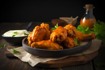 Hot and Spicy Buffalo Chicken Wings
