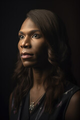 Naklejka premium Member of the trans community. Generative AI