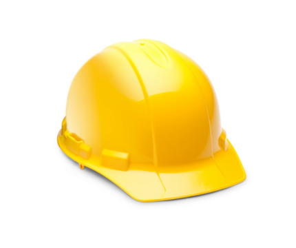 Yellow Hard Hat Isolated Transparent PNG
