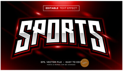 Esport gamer editable text effect - obrazy, fototapety, plakaty
