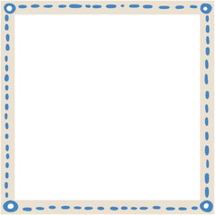 Blue frame for any text with background