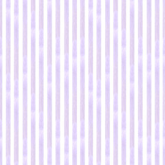 Seamless striped pattern. Purple, lilac, violet background. Texture watercolor paint stains. Hand drawn. Pastel color. For textile, print, wallpaper