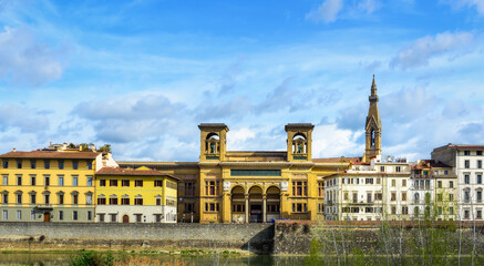 Florence, Italy - March 26, 2023: Central National Library of Florence, Italy.