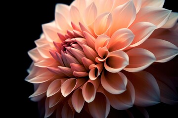 orange dahlia flower