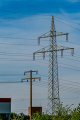 Strommasten einer &Uuml;berlandleitung