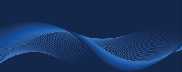 line luxury blue wave background