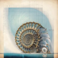 Obraz premium background with spiral