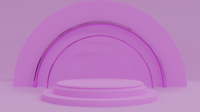 Palco cen&aacute;rio para produtos