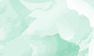 Abstract pastel green watercolor background vector