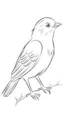 Fototapeta premium Animal Coloring Page