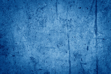 Grunge blue texture background, classic blue color