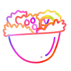 Colorful Food Doodle