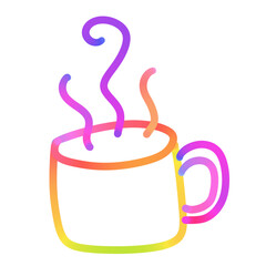 Colorful Food Doodle