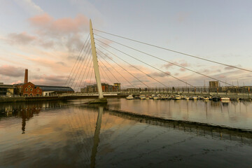 Obraz premium Swansea Millennium bridge