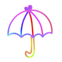 Colorful weather doodle