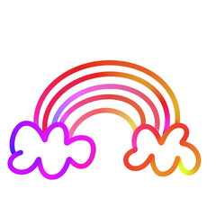 Colorful weather doodle