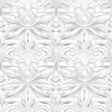 Seamless Background White. Generative AI