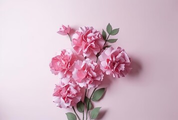 Fototapeta na wymiar pink flowers, generative ai