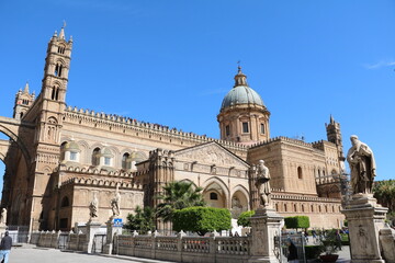 Fototapeta na wymiar Maria Santissima Assunta Cathedral in Palermo, Sicily Italy