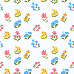 pattern with flowers. seamless floral pattern. floral decoration art.