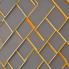 A gradient of orange and yellow triangles arranged in a mosaic pattern3, Generative AI