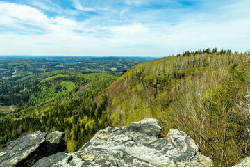 Kleine Abend Wanderung zu den Schrammsteinen bei Bad Schandau - Sächsische Schweiz - Deutschland