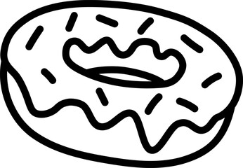 Doodle Donut Illustration 
