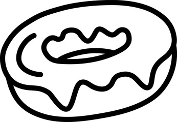 Doodle Donut Illustration 