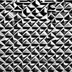 A bold pattern of black and white diamonds intersecting at sharp angles4, Generative AI