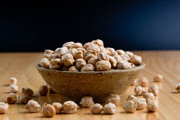 chickpeas organic legumes of fresh make a healthy vegetarian meal