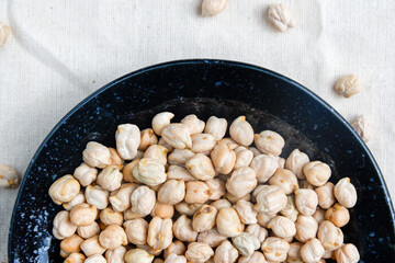 chickpeas organic legumes of fresh make a healthy vegetarian meal