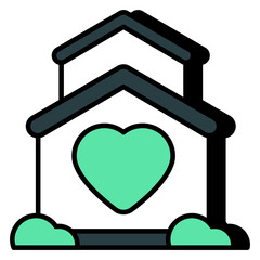 An icon design of home sweet home