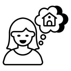 Premium download icon of dreamhouse