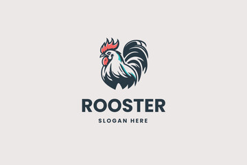 rooster logo, animal vector, business brand