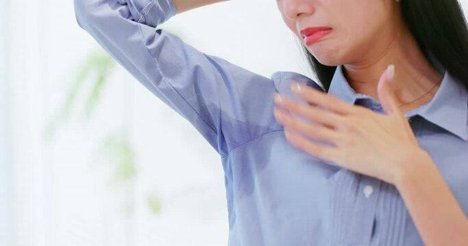 asian female armpit sweaty smelly