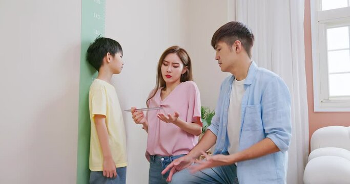 asia parent child height measure