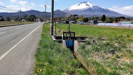 集落の農業用水路