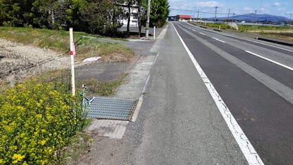 集落の農業用水路
