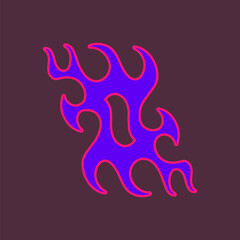 Unleash the Heat A Vibrant Flames Vector Collection for Apparel and Print Design