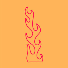 Unleash the Heat A Vibrant Flames Vector Collection for Apparel and Print Design