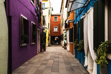 Venice, Burano, Murano streets and canals