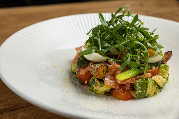 delicious salad on the table

