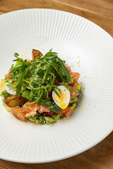 delicious salad on the table
