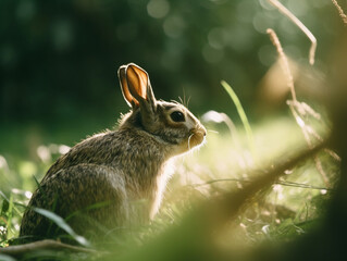 rabbit in the grass