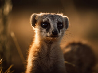 Fototapeta premium meerkat on guard
