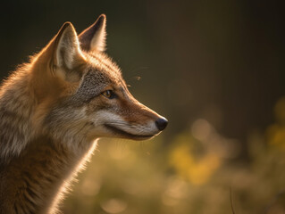 Fototapeta premium portrait of a fox