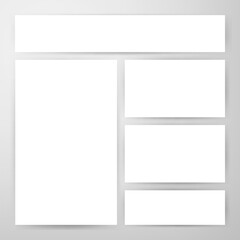 Brand Identity Flyers Mockup. Vector Illustration of Brand Identity Design for Business Presentation.