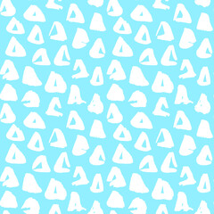 Trendy Triangle Seamless Pattern. Vector Illustration of 80s Style Tile Hipster Background.