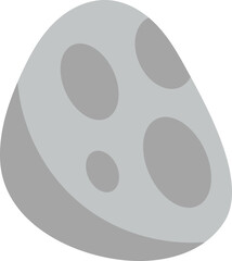 Minimalist Asteroid Illustration